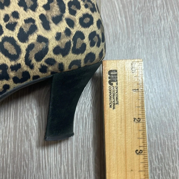 Thierry Rabotin Ella Leopard Vero Cuoio Suede Heel Booties Italian Designer 36.5 - Picture 11 of 15
